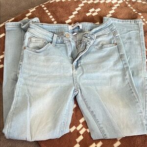 Wax Jean Light Wash Skinny Jeans in Pale Blue